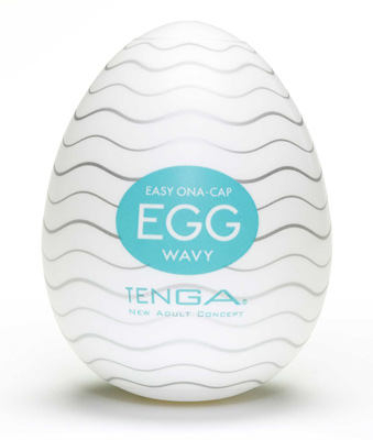 Tenga Easy Beat Egg Masturbator - Wavy 